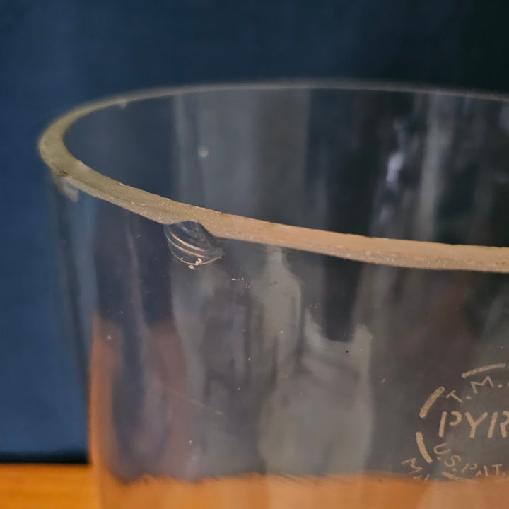 Vtg Large Pyrex Cylindrical Vessel