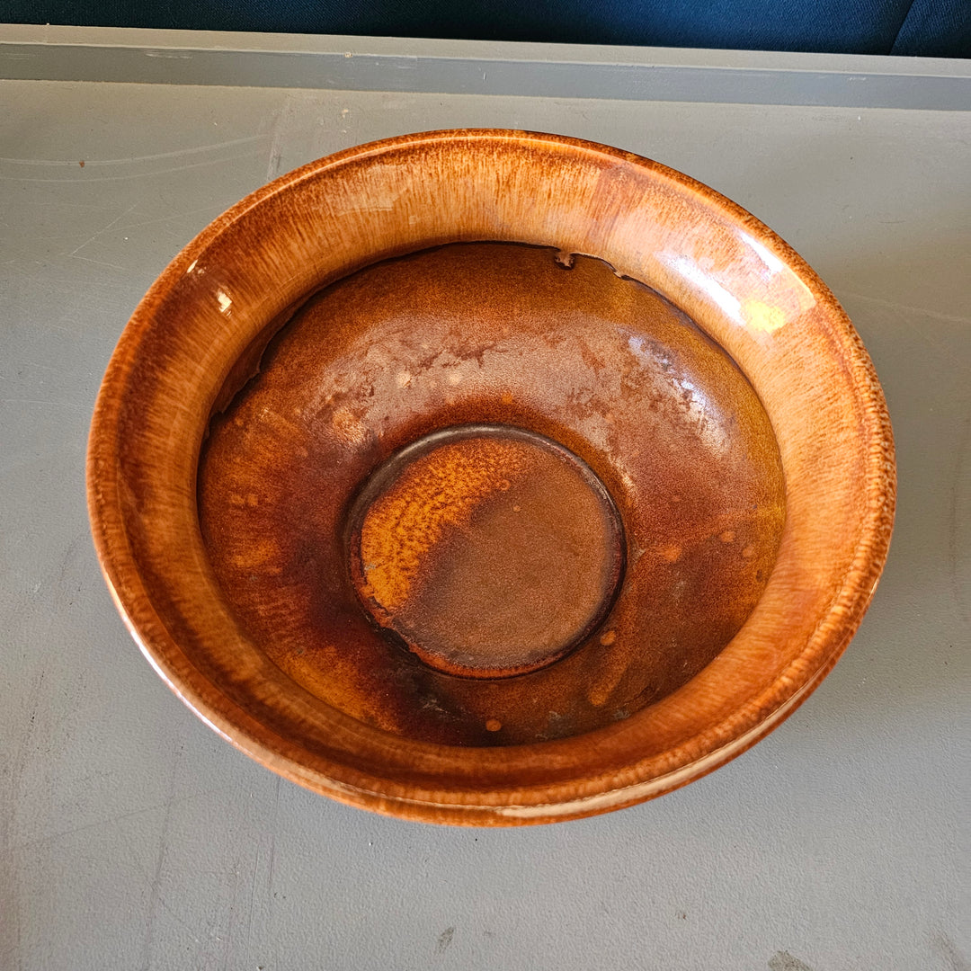 Royal Haeger Brown Bowl Planter