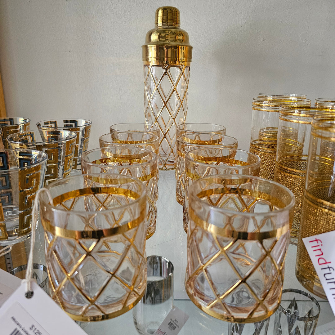 Altuzarra Golden Trellis 9pc Cocktail Set