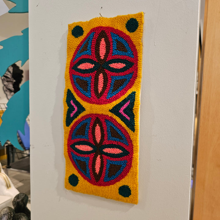 Small Vintage Needlepoint Wall Hanging