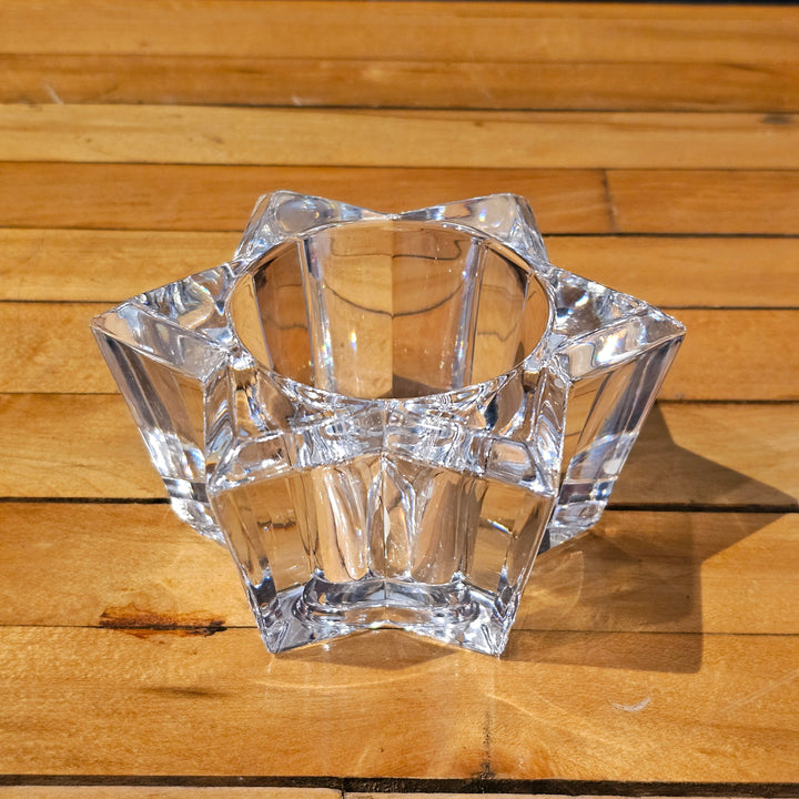 Crystal Star Shaped Votive Holder