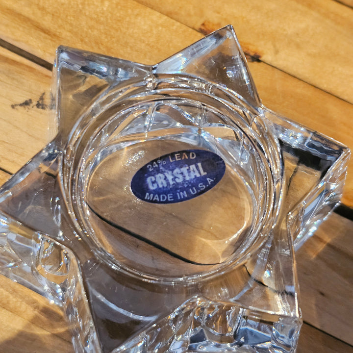 Crystal Star Shaped Votive Holder