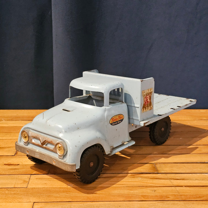 Vtg Tonka Farms Stake Truck