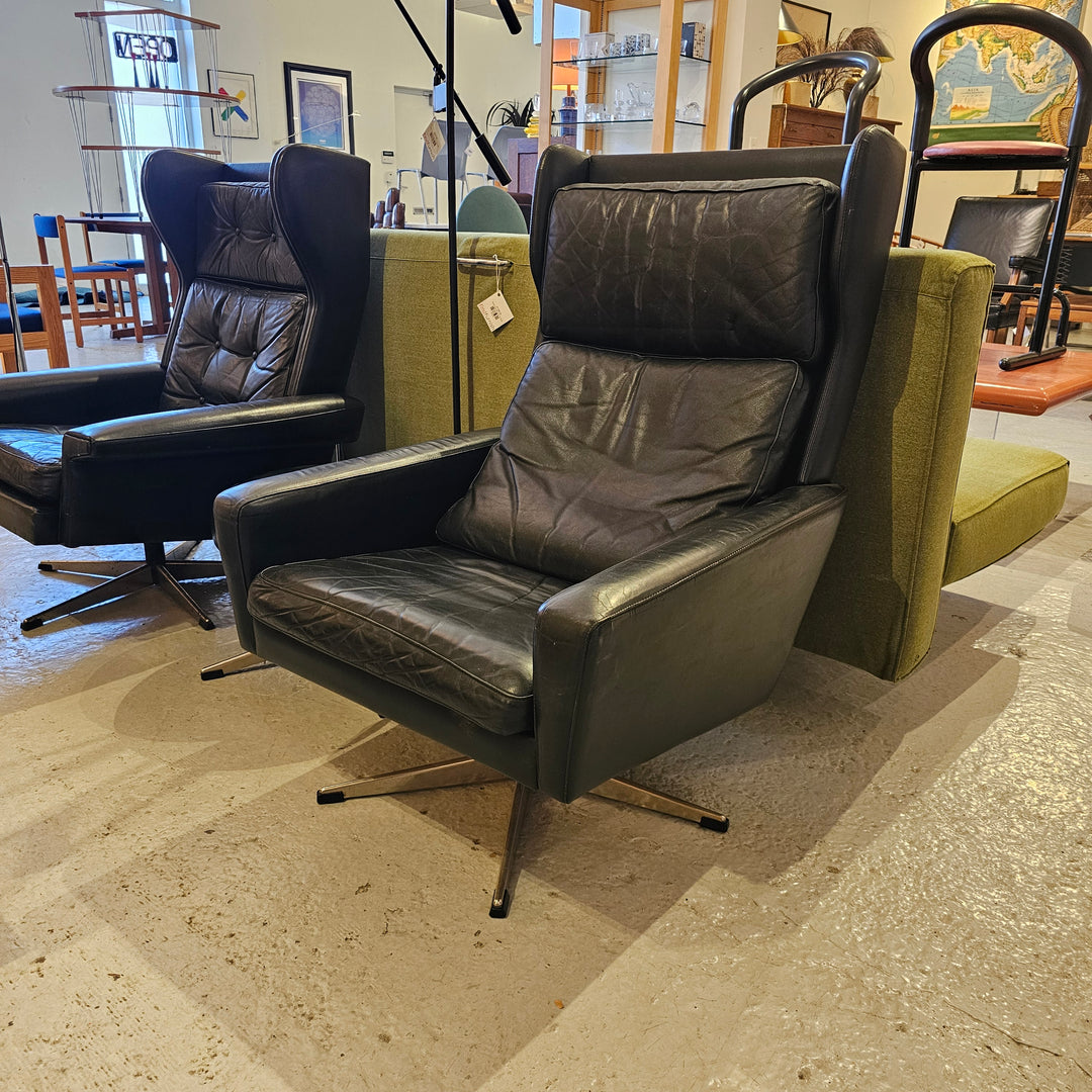 MCM Leather Lounge Chair