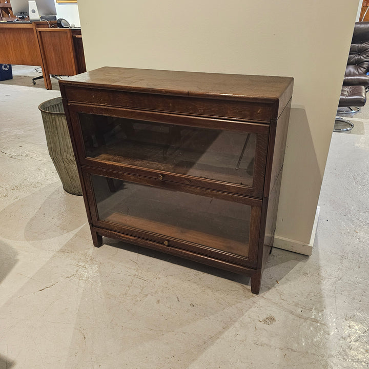 Antique Two Stack Barrister Cabinet