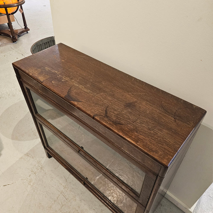 Antique Two Stack Barrister Cabinet