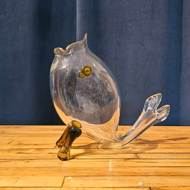 Large Italian Art Glass Fish Vase