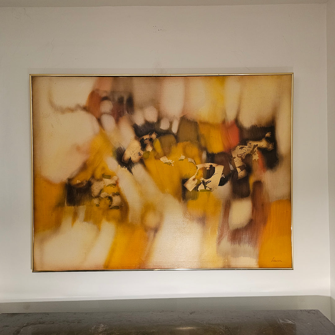 Robert Lawson MCM Abstract Painting