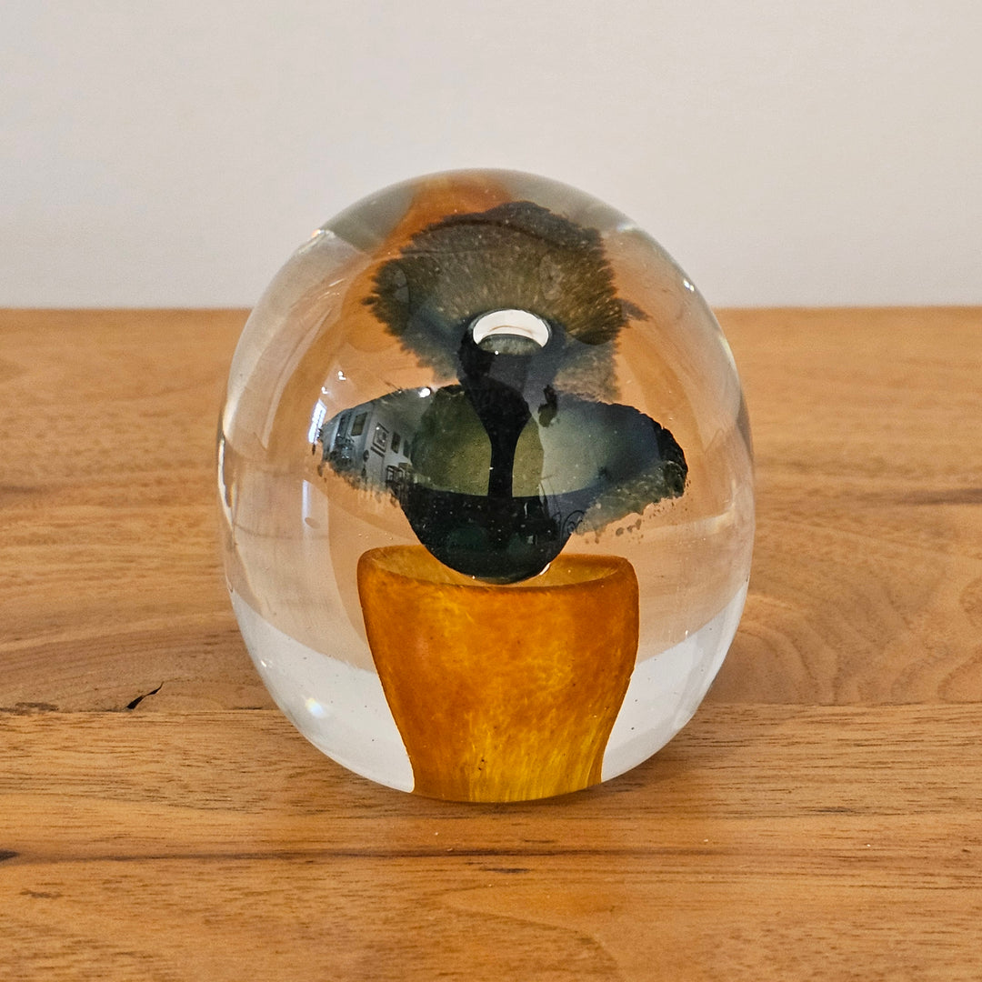 Davis Art Glass Paperweight