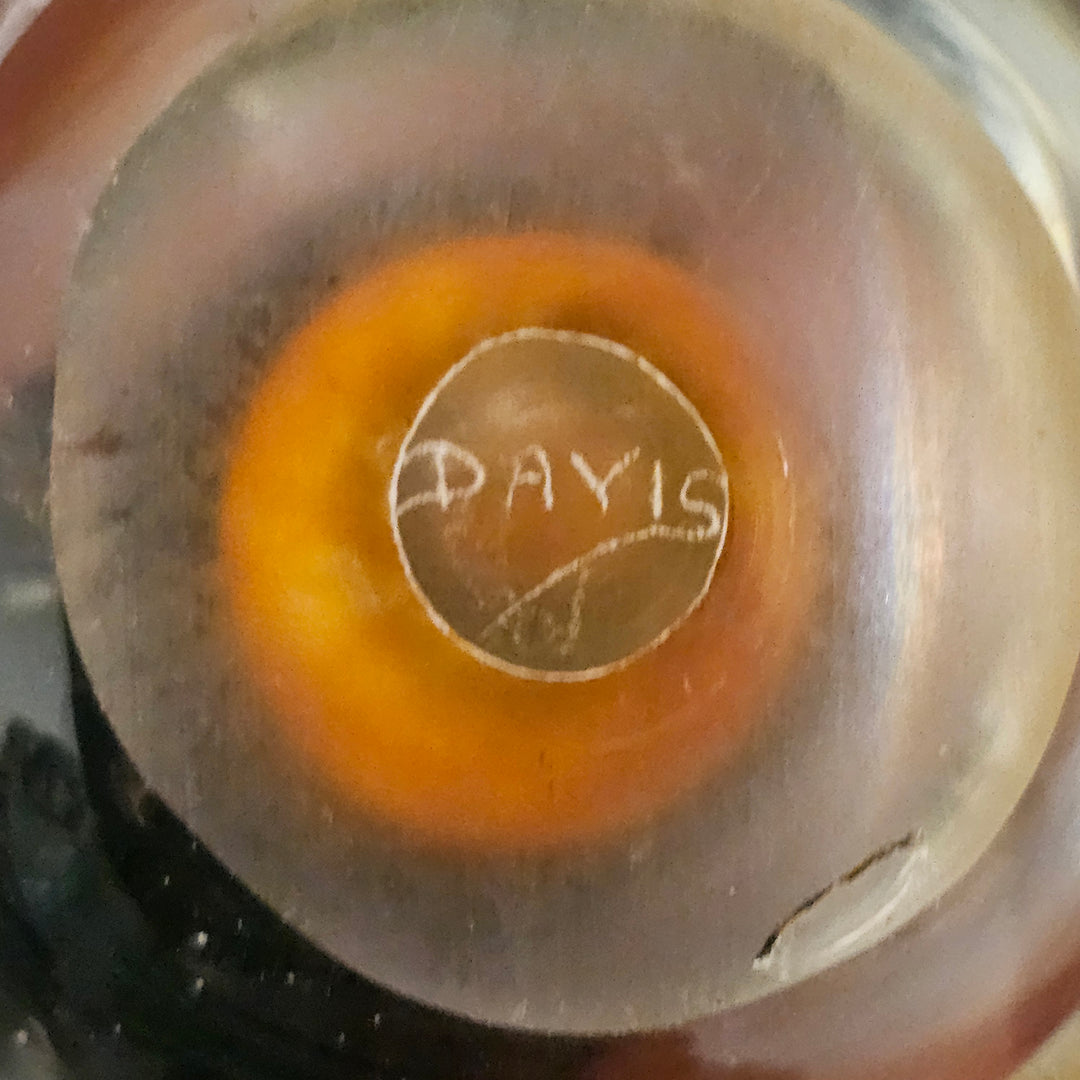 Davis Art Glass Paperweight