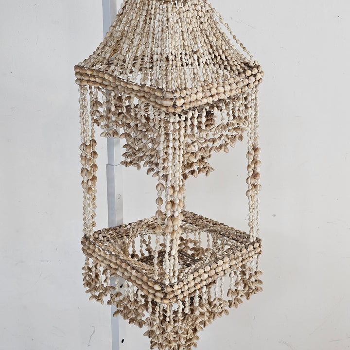 Boho Seashell Hanging Planter