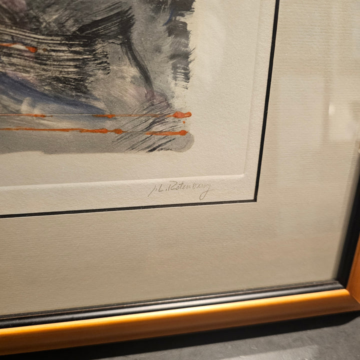 'Août' signed J.L. Rotenberg