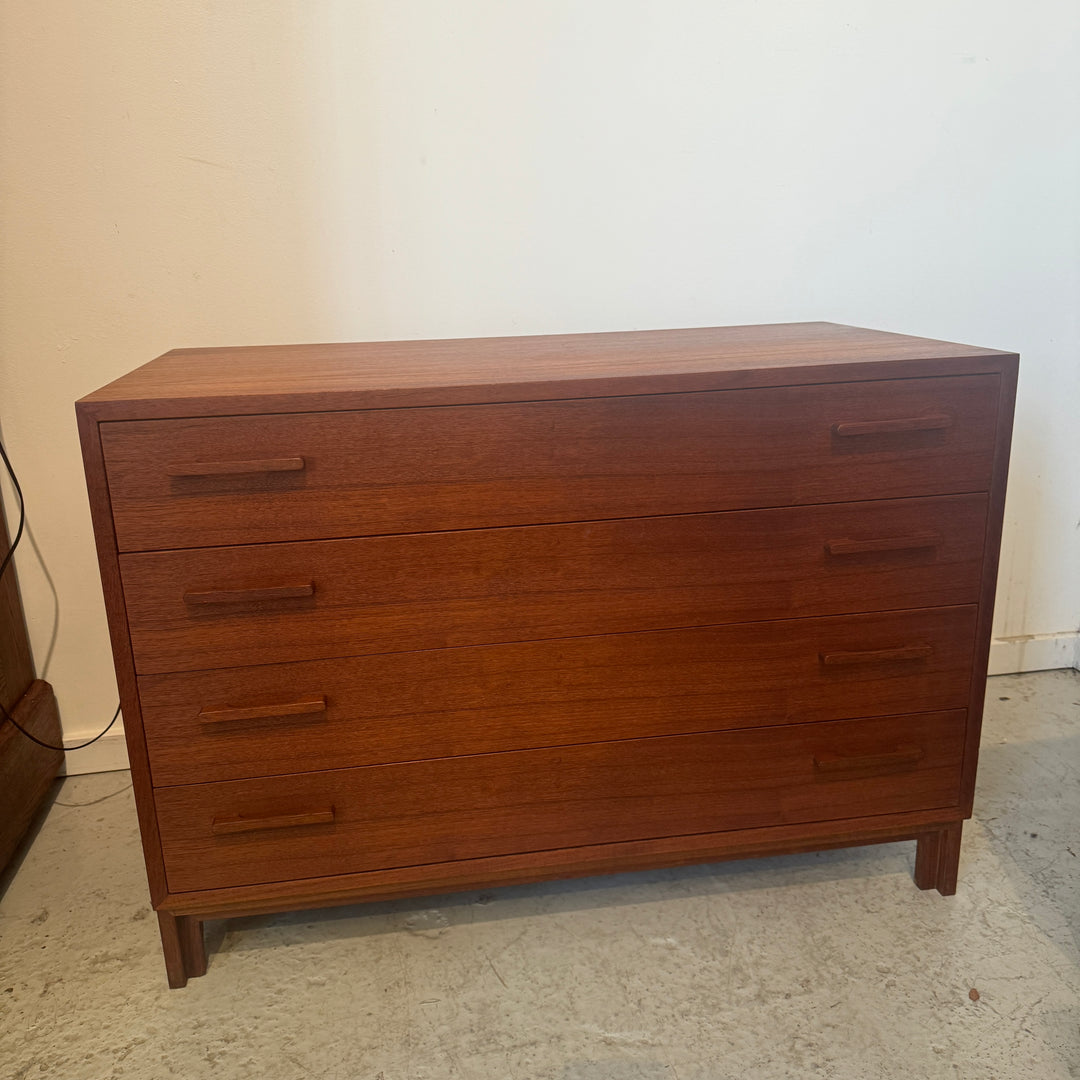 Petite Danish Four Drawer Cabinet