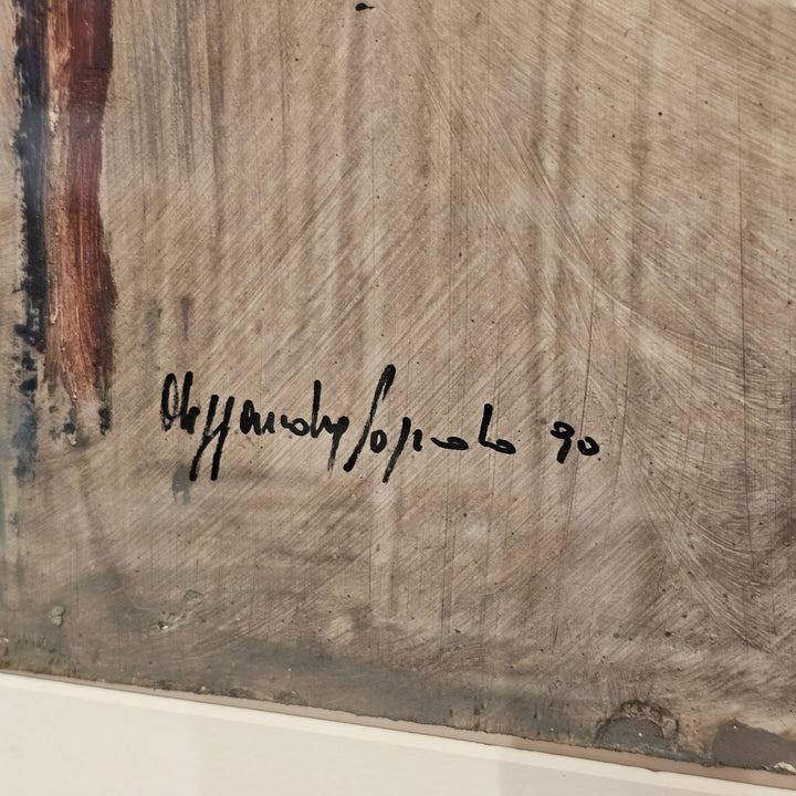 Artist Signed, Figural Nude Oil Painting