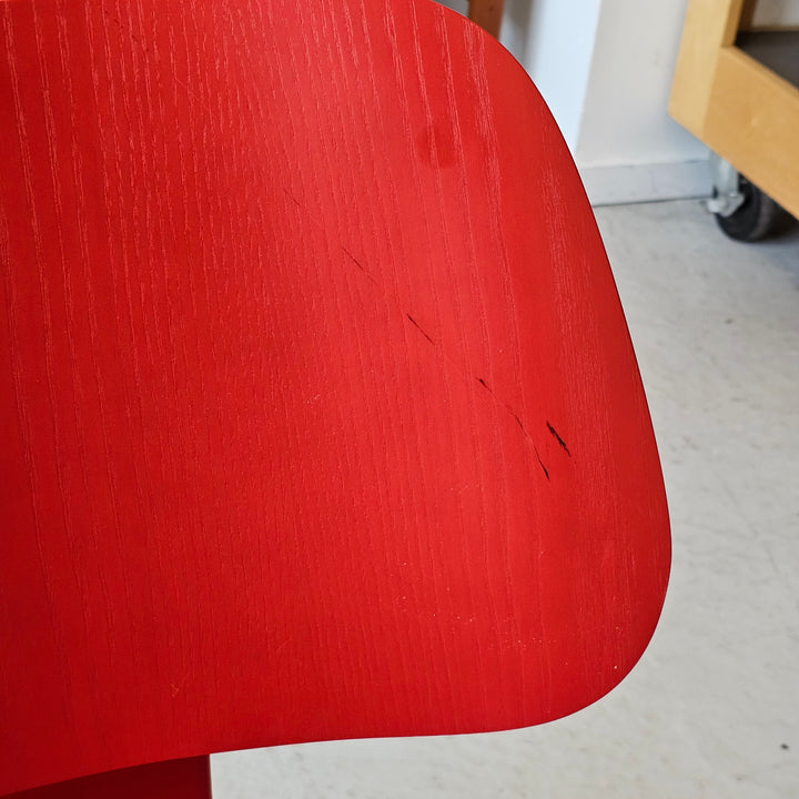 Red Eames LCW Chair
