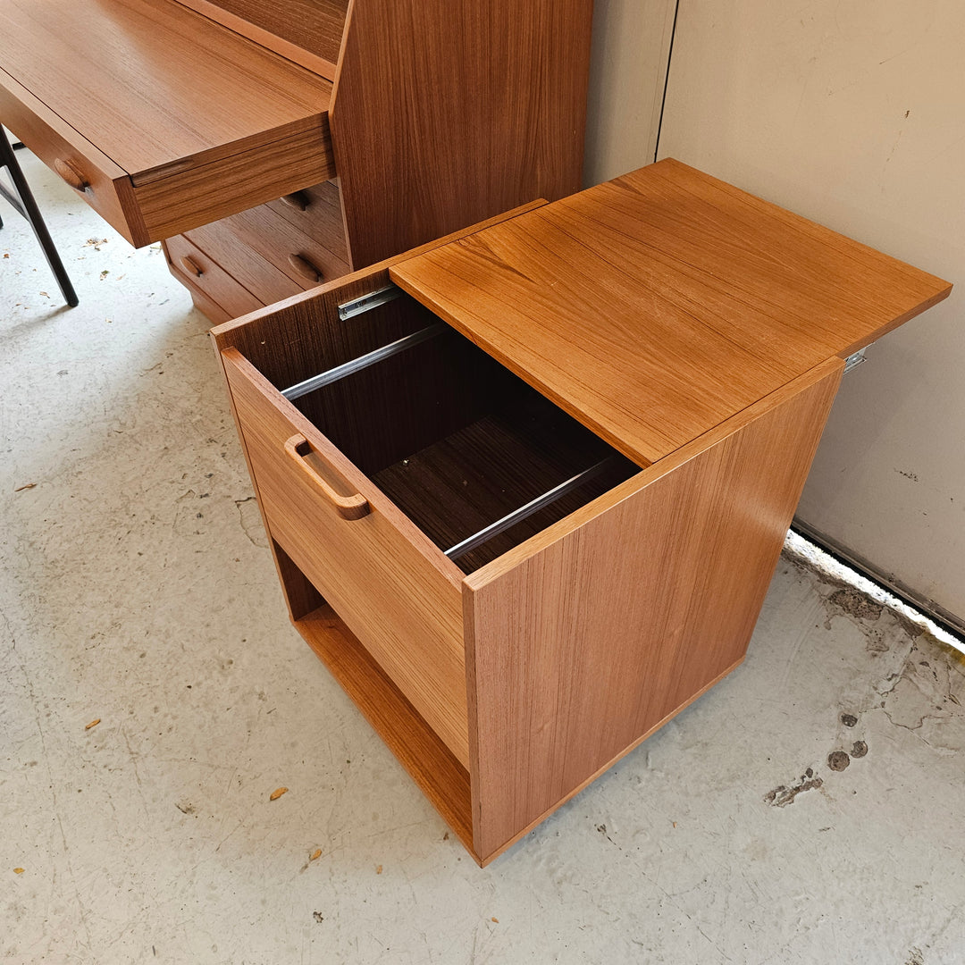 Teak Filing Cabinet