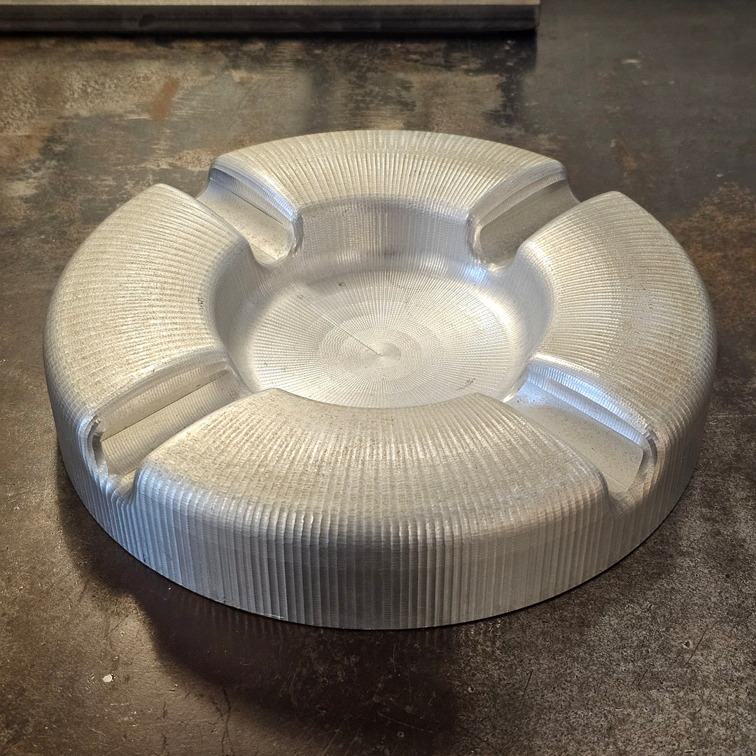 Machine Age Milled Ashtray