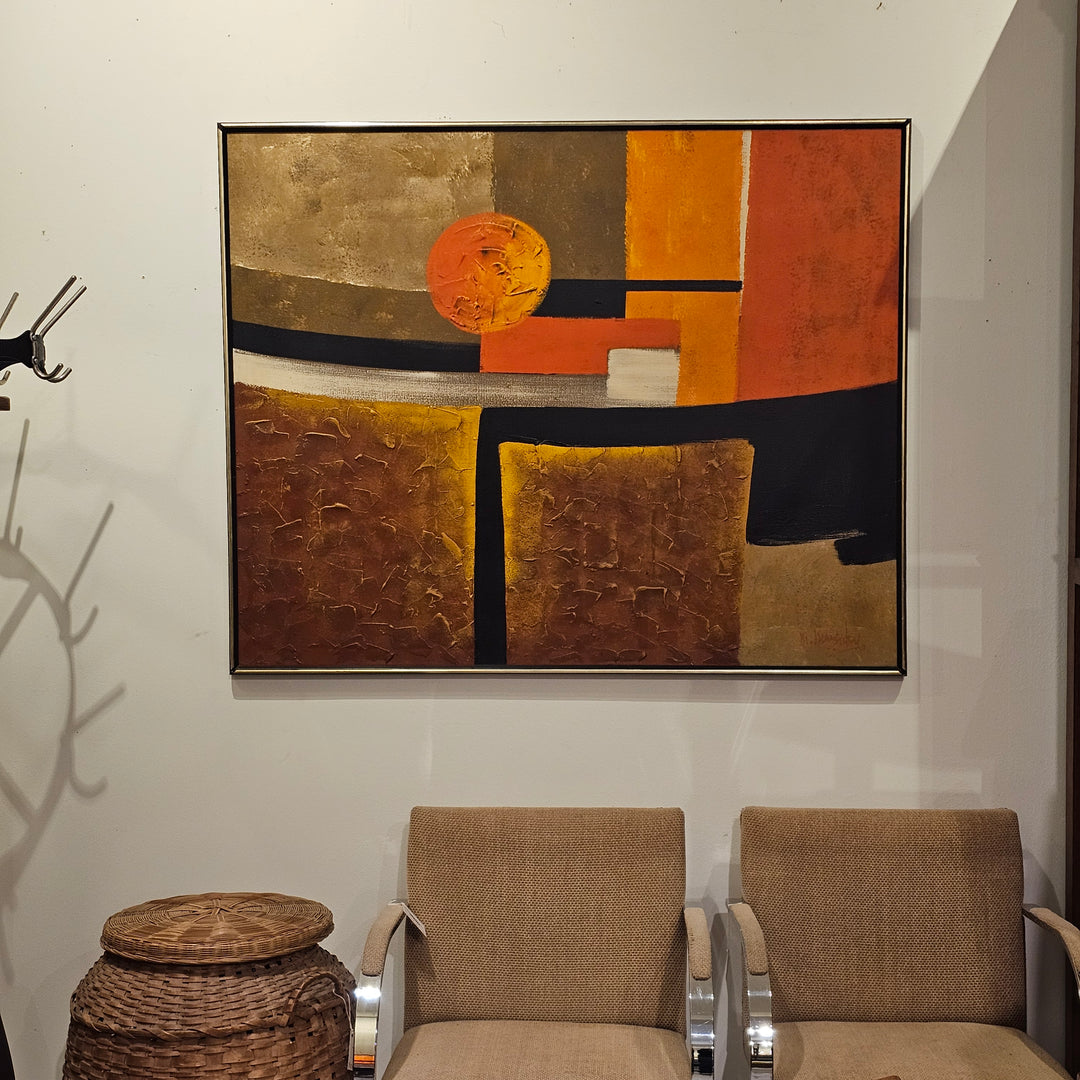 Large MCM Signed Oil Painting